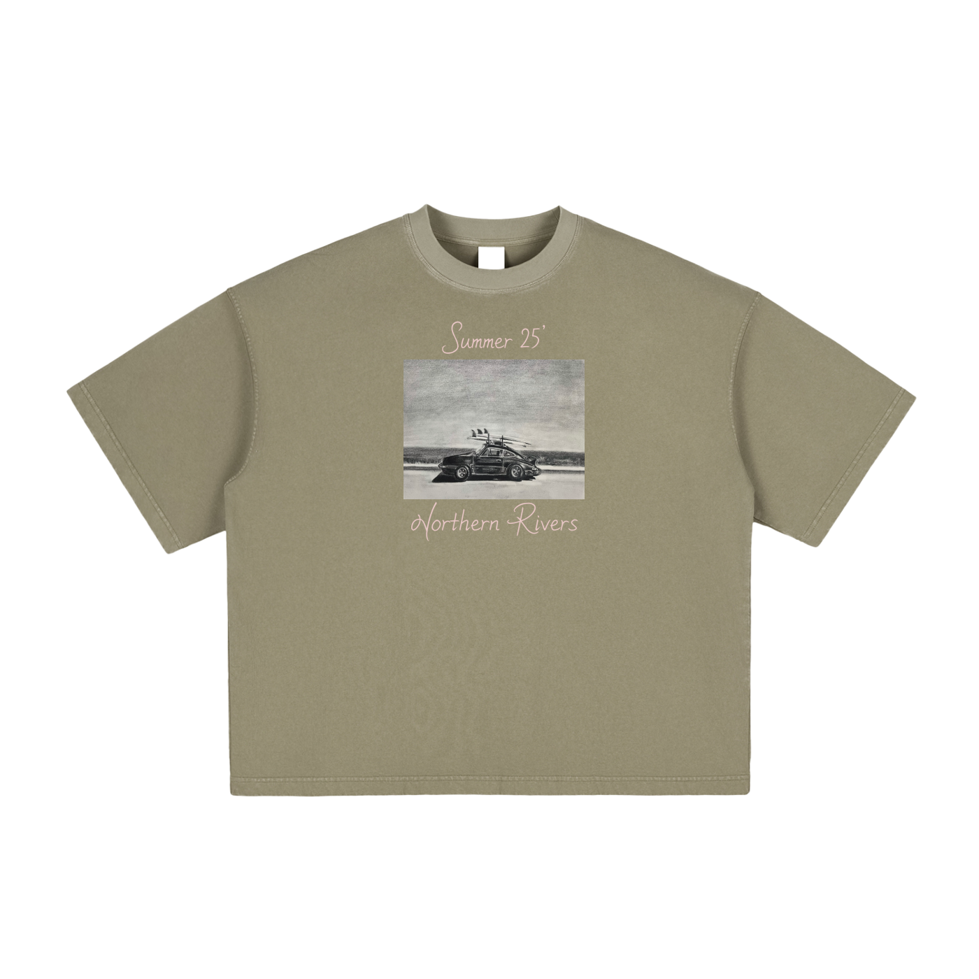 Vintage Washed Boxy Summer 25! T-Shirt