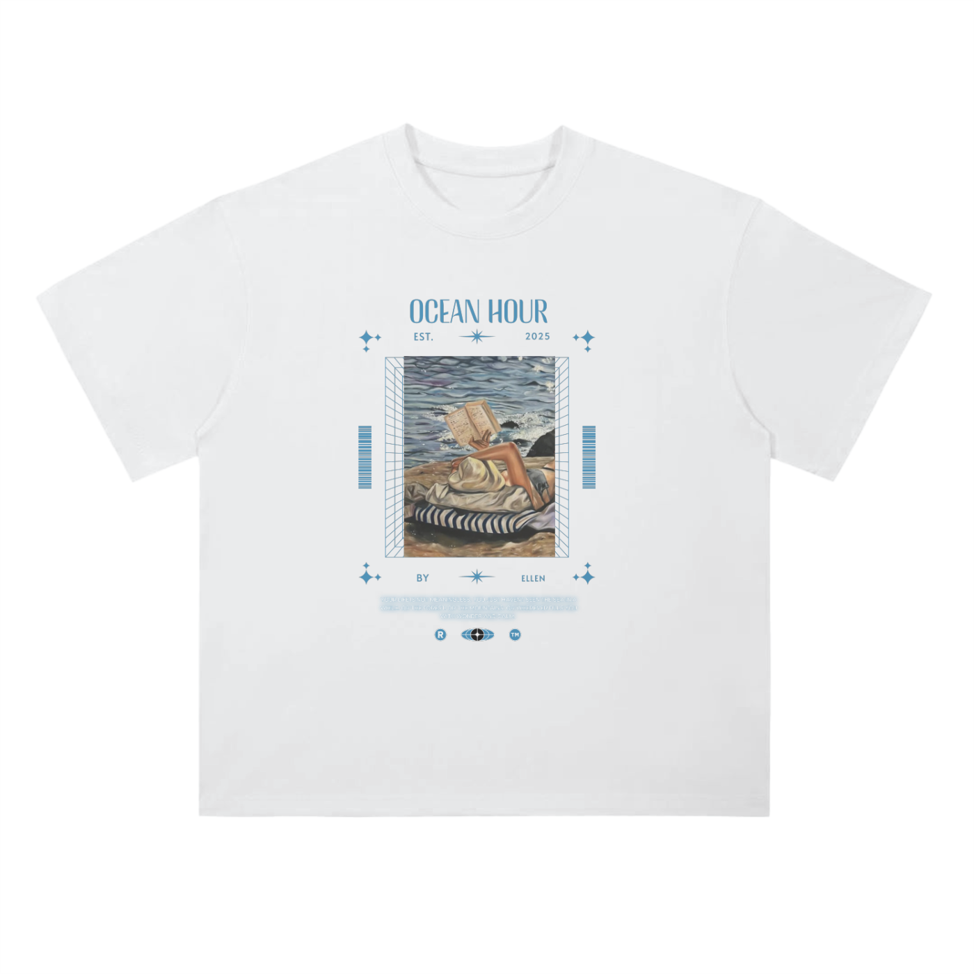 Drop Shoulder Ocean Hour! T-Shirt