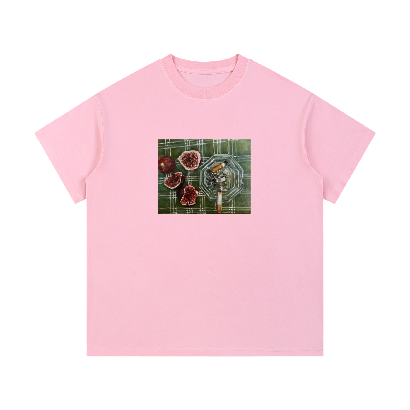 Vintage Wash Cotton T-Shirt Cigs & Figs