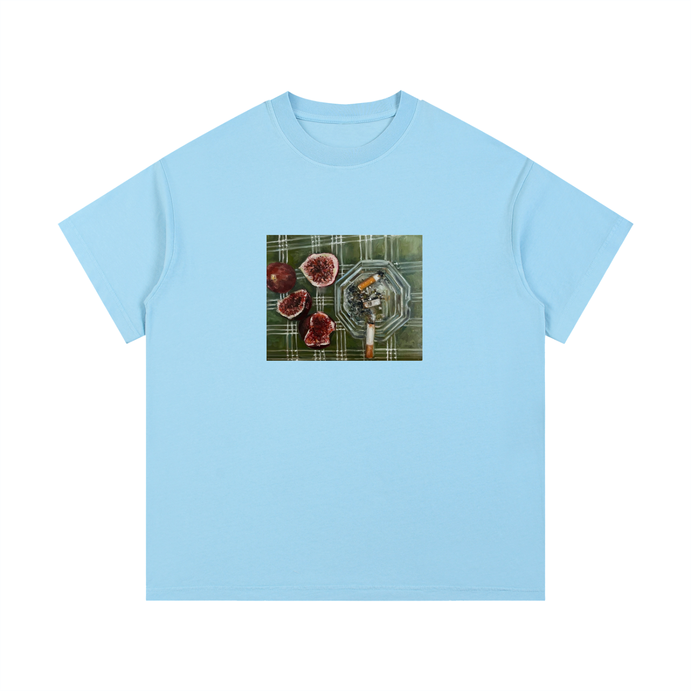 Vintage Wash Cotton T-Shirt Cigs & Figs