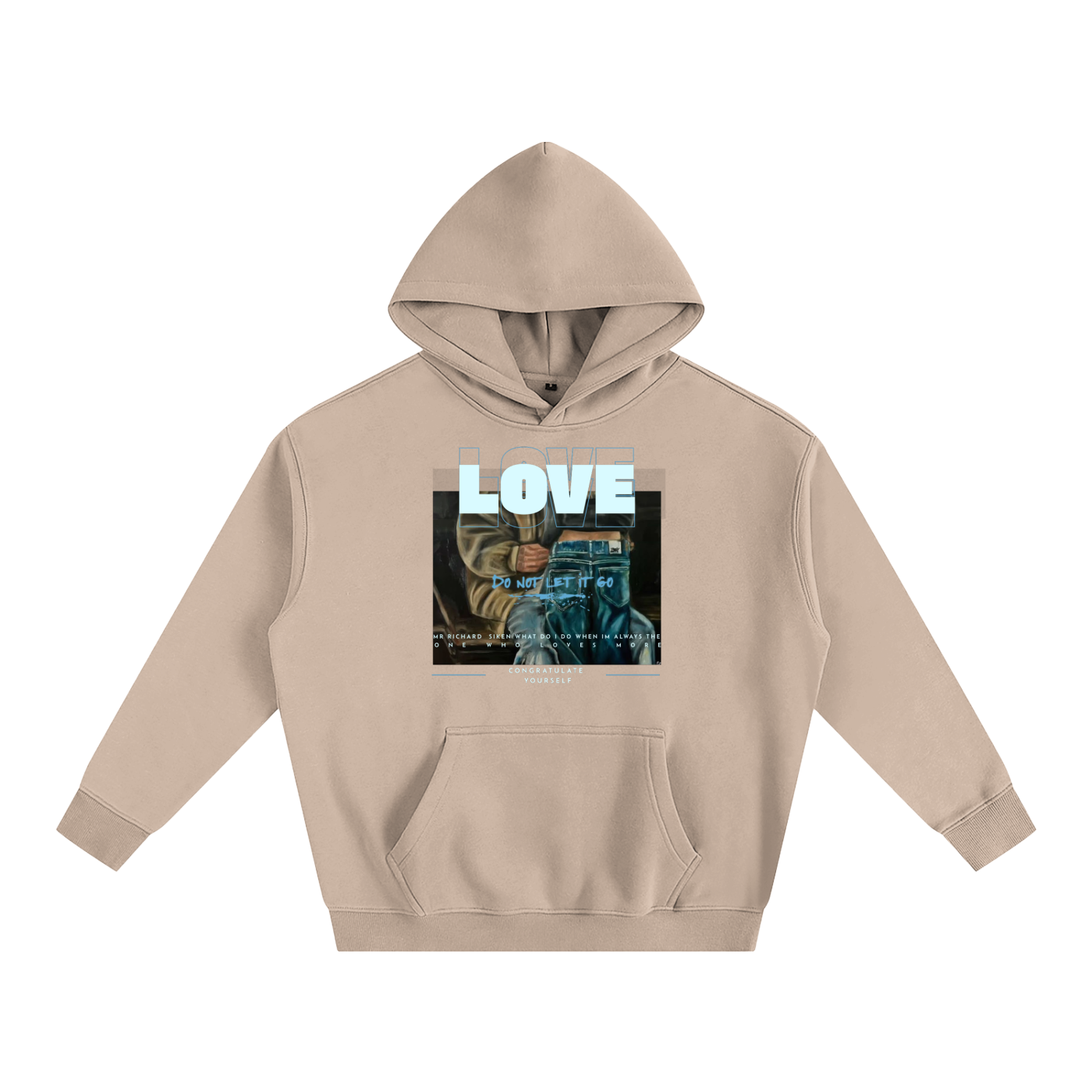 Oversize Love! Fleeced Hoodie