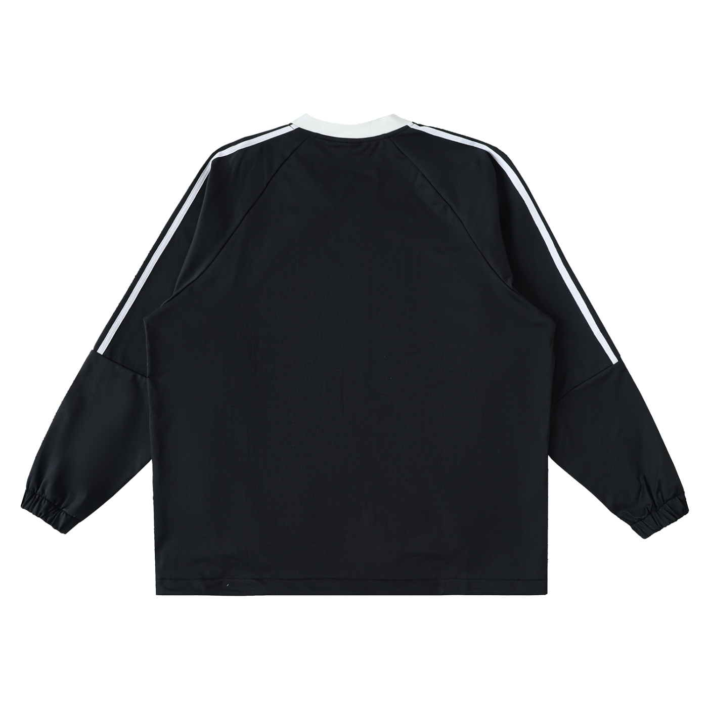 Color-Block V-Neck Long-Sleeve T-Shirt Breakfast