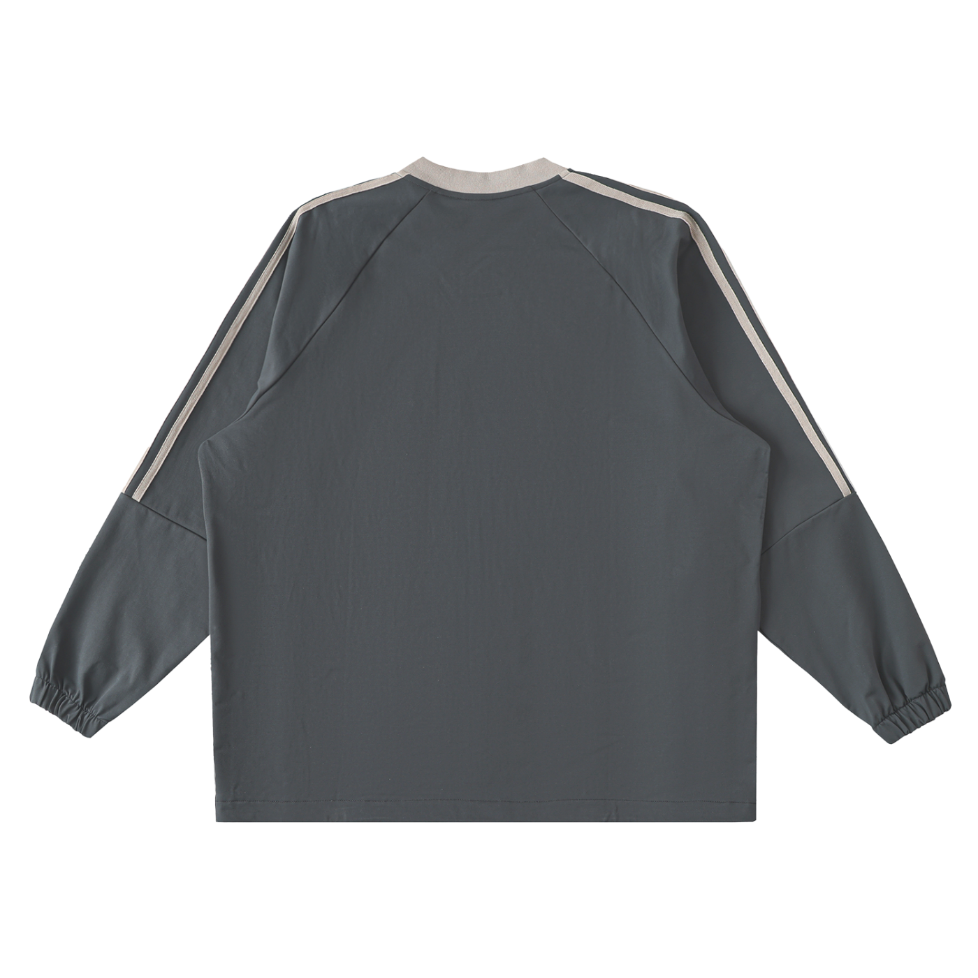 Color-Block V-Neck Long-Sleeve T-Shirt Breakfast