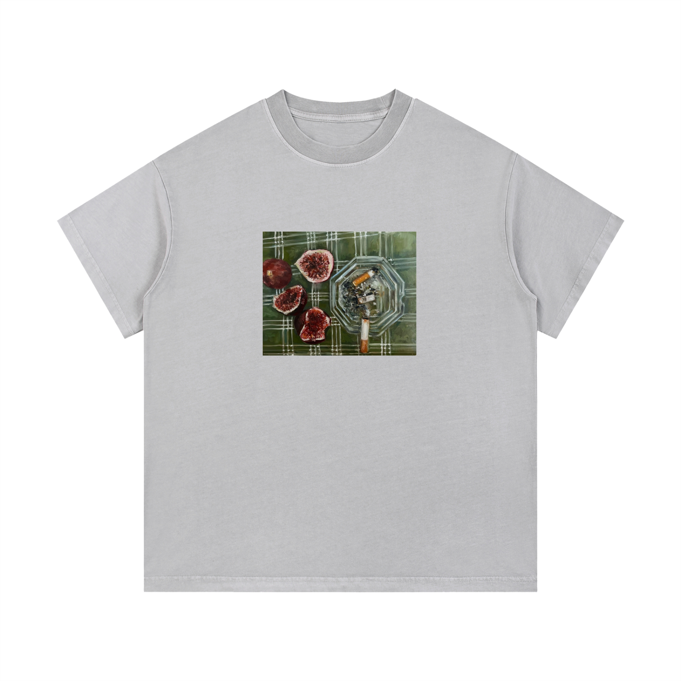 Vintage Wash Cotton T-Shirt Cigs & Figs